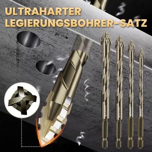 ⚙️🔥2025 Heißer Verkauf - 50% Rabatt🔥Hochfester Exzenterbohrer-Satz mit 4 Schneiden
