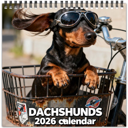 🔥LETZTER TAG 50 % RABATT💥2026 Niedlicher Dackel-Wandkalender – 12-Monats-Planer, perfektes Weihnachts- und Neujahrsgeschenk