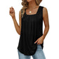 💥Letzter Tag Hot Sale 50% Rabatt💥2025 Ärmelloses T-Shirt mit quadratischem Ausschnitt für Frauen