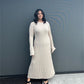 2024 Herbst Neues Midi-Kleid mit Ärmeln aus Strick💕Kostenloser Versand💕