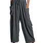 💃 49% Rabatt🔥Freizeithose aus Leinen mit weitem Bein für Damen👖
