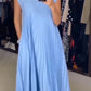 ⏳Begrenzte Zeit 50% Rabatt💥💞Damen Plissee einfaches einfarbiges Kleid