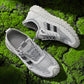 ⏰Limited Time 50% OFF🛒 Herren Slip-On Orthopädische Wanderschuhe aus Leder - Atmungsaktives Mesh, strapazierfähige Gummisohle, leicht & unterstützend