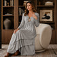🏆👗 Midi-Kleid mit Stufenschnitt und Herz-Akzent – Figurschmeichelndes A-Linien-Design, luftiger Stoff & süßes Herzdetail – Perfekt für Reise & Feiern versandfrei