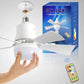 🔥50% Rabatt🔥 2-IN-1 TRAGBARE DECKENVENTILATOR & LICHT mit Fernbedienung