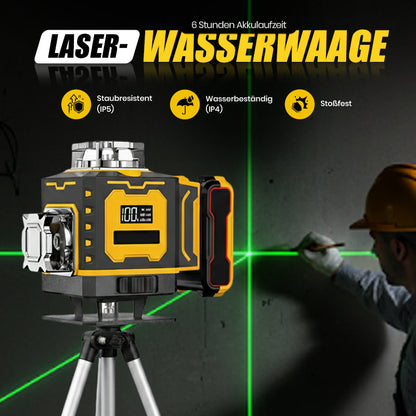📏 60% RABATT! 🔦 Multifunktions-Laserwasserwaage – Selbstnivellierend, Horizontale & Vertikale Linien & Ideal für Heimwerker 🔧