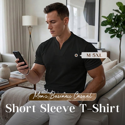 🔥HEIßER VERKAUF 50% RABATT🔥2026 Herren Geschäfts-Kurzarm-Fitness-T-Shirt