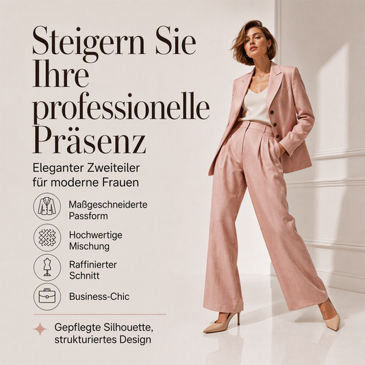 Zweiteiliger Freizeitanzug für Damen aus Blazer und Hose