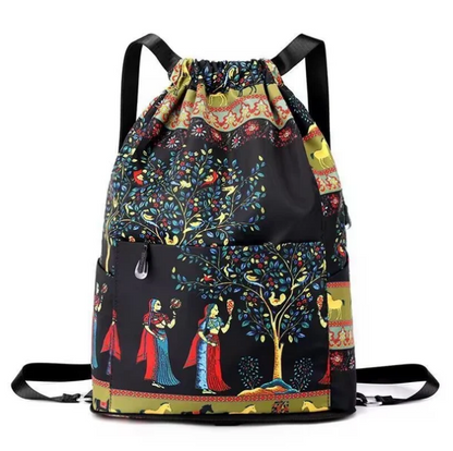 🔥Heißer Verkauf🔥Drawstring faltbar große Kapazität trocken-nass Trennung Reise Sport Rucksack