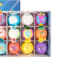 🛁 60 % Rabatt | 🌊 Badebomben mit Ozeanmotiv | 60 g x 12 Stück, schaumiges Badevergnügen & tolle Geschenkidee ✨