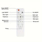 🔥50% Rabatt🔥 2-IN-1 TRAGBARE DECKENVENTILATOR & LICHT mit Fernbedienung