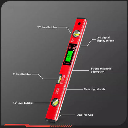 📢📢50 % Rabatt!! ⏰🔧📐 Multifunktionaler Präzisions-Magnet-Nivellierer mit LCD-Digitalanzeige ⚡📲