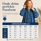 ⌛Zeitlich begrenztes Angebot – Langes Maxi-Jeanskleid mit Lanterna-Ärmeln für Damen