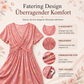 🌸 Blumiges Kleid mit V-Ausschnitt und Twist-Detail an der Taille – elegant und lässig für alle Anlässe