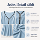 🏆 Verkaufsschlager – jetzt halber Preis!👗Damenkleid mit Reißverschluss, V-Ausschnitt und halben Ärmeln