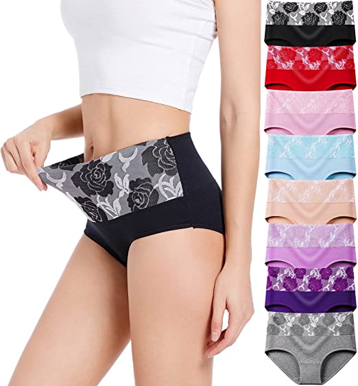 ✨KAUFEN SIE 5 ERHALTEN SIE 5 GRATIS✨  Abnehmende Hygroskopische Antibakterielle Unterwäsche aus Baumwolle mit hoher Taille