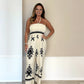 🌸2025 Sommerlicher bedruckter trägerloser Jumpsuit 🌸