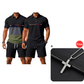 👕 2-teiliges Sommer-Set für Herren – Polo-Shirt & Shorts, atmungsaktiv, bequem & vielseitig für Sport, Alltag & Freizeit ☀️🏌️