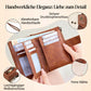 🔥Zeitlich begrenztes Angebot – Damen-Geldbörse im Retro-Stil mit RFID-Schutz, dreifach gefaltet