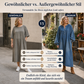 ⌛Zeitlich begrenztes Angebot – Langes Maxi-Jeanskleid mit Lanterna-Ärmeln für Damen