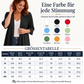 Damen leichter Chiffon-Cardigan mit offener Vorderseite