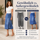 ✨🛍️Neuzugang – Vintage-Denim-Wickelrock – Verstellbarer Verschluss mit Schleife an der Seite und vielseitige Midi-Länge, sowohl für den Tag als auch für den Abend geeignet
