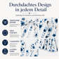 ☀️👗Top-Empfehlung – Lässiges Midi-Kleid mit Blumenmuster und V-Ausschnitt – Weicher Fall und romantisches Muster