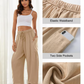 💃 49% Rabatt🔥Freizeithose aus Leinen mit weitem Bein für Damen👖