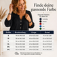 Damen-Tunika mit 3/4-Ärmeln und lockerer Passform