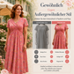 🌸 Blumiges Kleid mit V-Ausschnitt und Twist-Detail an der Taille – elegant und lässig für alle Anlässe