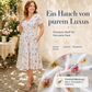 🌸 Blumiges Kleid mit V-Ausschnitt und Twist-Detail an der Taille – elegant und lässig für alle Anlässe