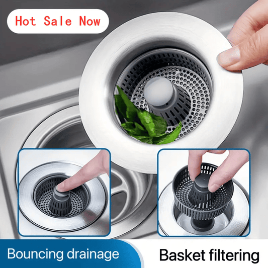 ⏳Begrenzte Zeit 50% Rabatt！！Neues verbessertes Abflusssieb Bounce Core für die Spüle