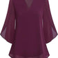 💖LAST DAY SALE 50% OFF💖V-neck chiffon shirt