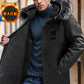 🎯 50% Rabatt + Gratis Versand 🚚 Winddichte, mittellange Parka-Jacke mit Kapuze für Herren