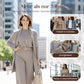 Elegantes 3-teiliges Set aus Longline-Cardigan, Top und Hose