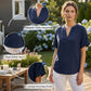 👚 60% RABATT! 🌸 Modisches Lockeres Einfarbiges Kurzarm-Oberteil – Bequem, Vielseitig & Perfekt für Den Frühling ☀️
