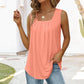 💥Letzter Tag Hot Sale 50% Rabatt💥2025 Ärmelloses T-Shirt mit quadratischem Ausschnitt für Frauen