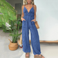🔥💥2025 SCHNÄPPCHEN 🔥💥Jeans-Jumpsuit mit tiefem V-Ausschnitt für Damen🔥💥
