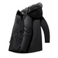 🎯 50% Rabatt + Gratis Versand 🚚 Winddichte, mittellange Parka-Jacke mit Kapuze für Herren