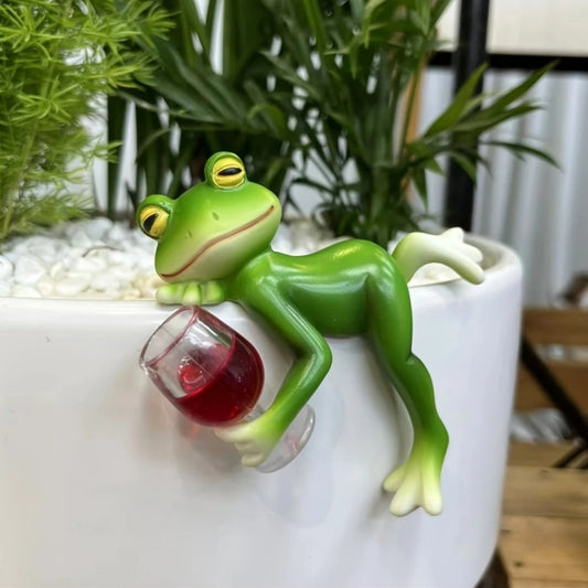 🐸Heißer Verkauf im Frühling und Sommer 🍃Frosch-Blumentopf-Ornamente