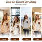 🐮 50 % RABATT!!🎁 Niedliches, kuscheliges Kapuzensweatshirt mit Fleecefutter und Highland-Kuh-Motiv