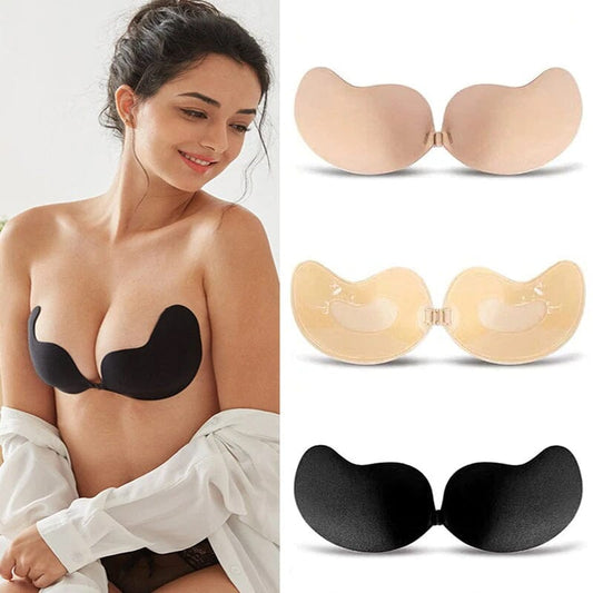 💘 Valentinstagsangebot: 50% Rabatt!🧡 Selbstklebender Push-Up-BH – Unsichtbar & komfortabel | Trägerlos & wiederverwendbar!