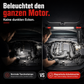 📢📢50 % Rabatt!! ⏰💡Wiederaufladbare Werkstattleuchte – 3000 LM, IPX4 Wassergeschützt & 360° Haken!