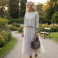 🌸Damen zweiteiliges Set: Langarm-Oberteil und ärmelloses Kleid