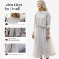 🌸Damen zweiteiliges Set: Langarm-Oberteil und ärmelloses Kleid
