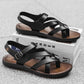 ⏰ 50% RABATT! 👞 Herren Römersandalen Sommer lässig – Weiche Sohle, atmungsaktiv & rutschfest – Ideal für Strand & Freizeit 🌊