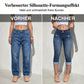 Caprihose für Damen aus Stretch-Denim in Slim-Fit-Passform