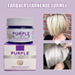 👱‍♀️Du möchtest deine Haarfarbe aufhellen? Dein Haar braucht dringend Pflege! Feuchtigkeitsspendende lila Haarmaske mit langanhaltendem Duft