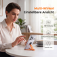 📱 Mini-Aluminium-Handyhalter mit Schlüsselanhänger – klappbarer Tischständer – kompakt, leicht & vielseitig – perfekt für unterwegs, Büro & Reisen – ideal für Videoanrufe, Filme & Lesen