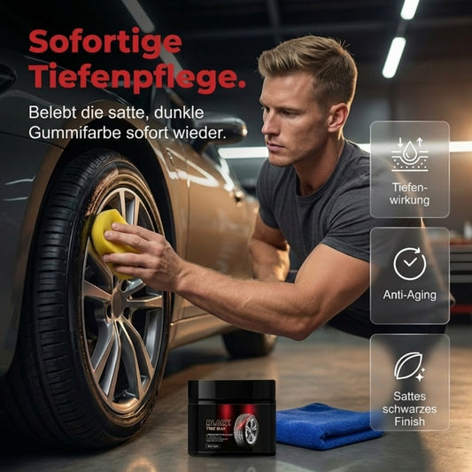 Reifenpflege-Set: Sofortiger Glanz- und Schutzwachs